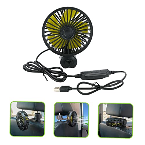 Ventilador de coche USB Homoyoyo para asiento trasero y circulacion de aire 4
