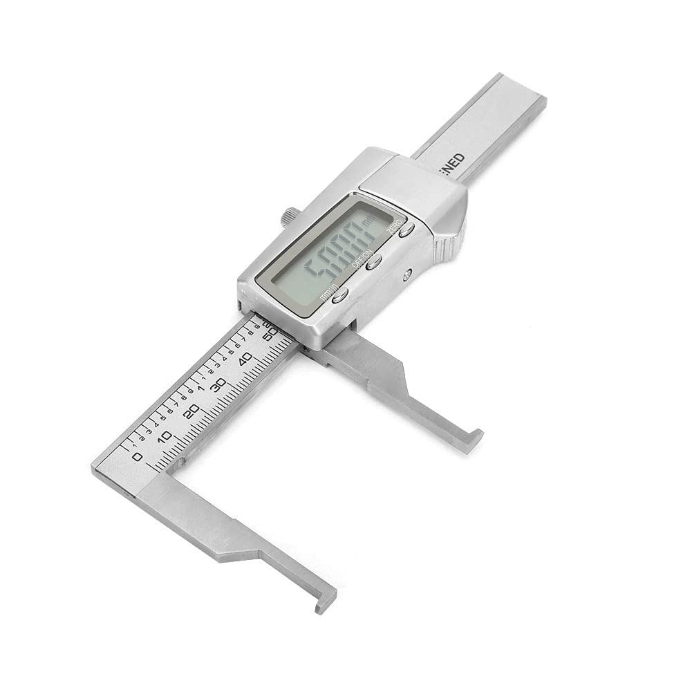 Haofy Calibre Digital Electrónico Calibre de Acero Inoxidable de 14-75 Mm con Función de Lectura Directa para Procesamiento Mecánico, para Ingenieros y Maquinistas