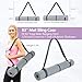 Yoga Mat Strap Carrier with Storage – Adjustable Velcro Tie Straps for Easy Carrying & Secure Holding – Universal Fit for All Mats (Classical Grey)