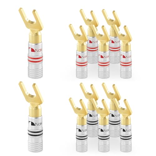 Fiche Banane pour Haut-parleurs et Amplificateur de Salon Récepteur Stéréo