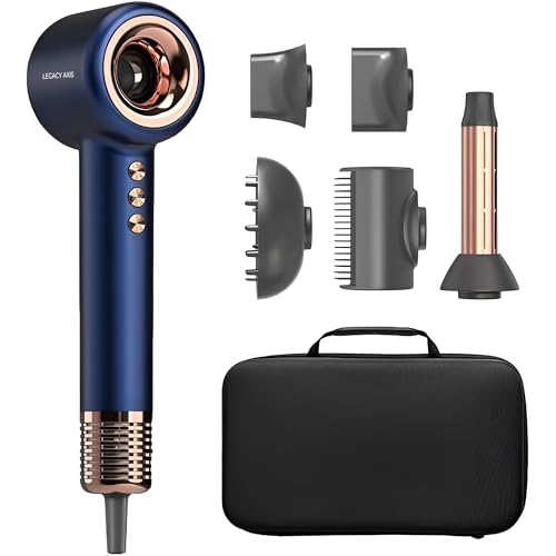 Hair Dryer- Light Weight hairdryer, Powerful Blow Dryer -High Speed Hairdryer, Professional Ionic Hair dryers 1800W, 5 Temperature Settings, Ionic Technology, 54dB Ultra-Quiet Men and Women