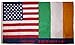 USA and Ireland Friendship Irish American Flag Polyester 3 x 5 Foot New Friend