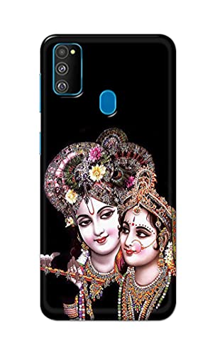 Image of PRINTFIDAA� Printed Hard Back Cover Case for Samsung Galaxy M30s Back Cover (Radha Krishna) -2808