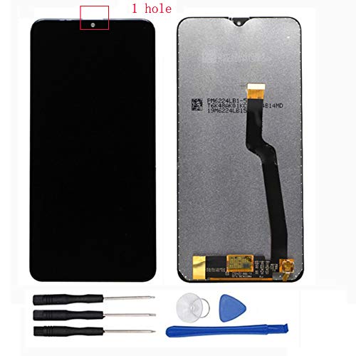 soliocial Completa Pantalla LCD + Táctil Digitalizador para Galaxy A10 A105/DS A105F A105FD A105A Negro (1 Hole)