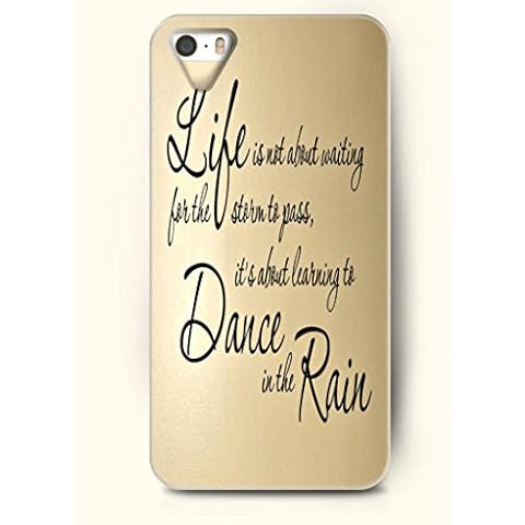 OOFIT iPhone 4/4s Case Life Is Not About Waiting For The Strorm To Pass,It'S About Learning To Dance In The Rain Cover