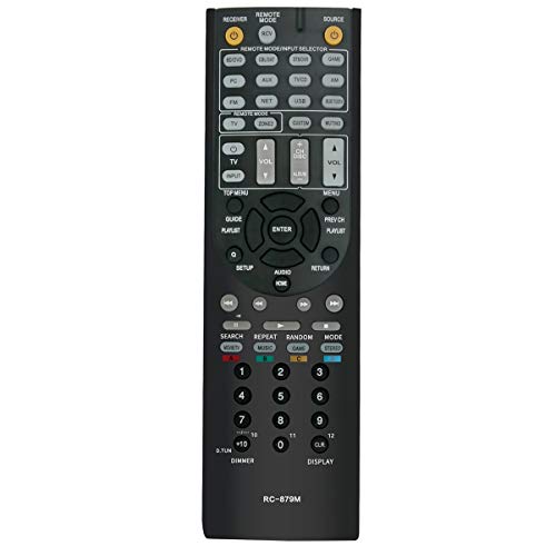 RC-879M Replace Remote Control Applicable for Onkyo AV Receiver TX-NR535 TX-SR333 HT-R393 TXNR535 TXSR333 HTR393