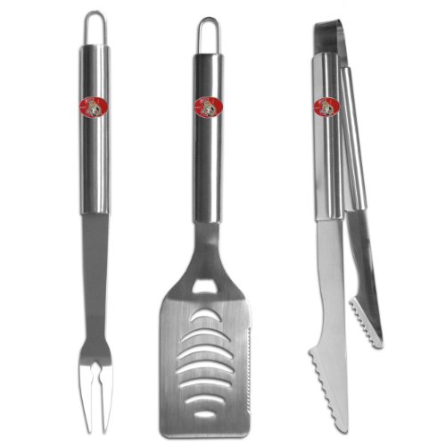 NHL Ottawa Senators Stainless Steel 3 Piece BBQ Tool Set
