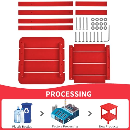 Adirondacksmalloutdoorsidetablepatioendtablesforoutsideplasticoutdoorsidetablered Urban Country Home Decor Adirondack small outdoor side table patio end tables for outside plastic outdoor side table red urban country home decor