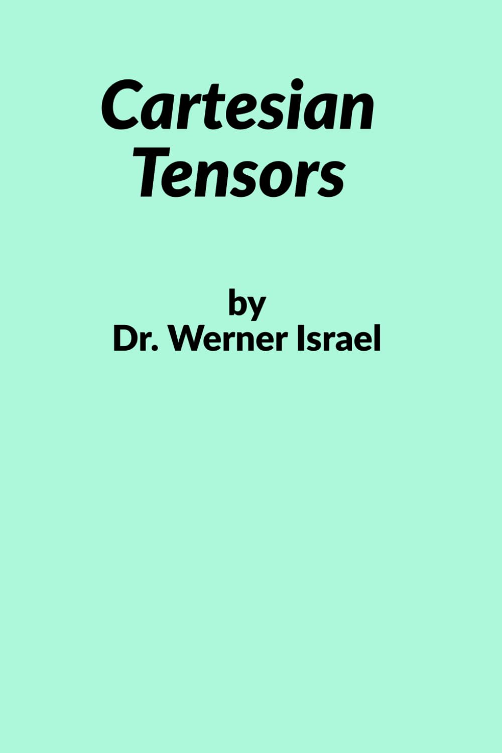 Cartesian Tensors