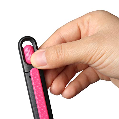 Image of Precision Pen Knife Safety Box Cutter - Self Retractable, Slim, Adjustable blade length with Turning Knob - Perfect for Trimming, Crafts, Packages and PCB Board Work, Ideal for Cast Vinyl Company.