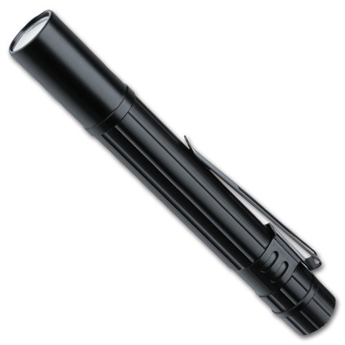 LiteXpress Pen Power 100 Aluminium-Taschenlampe, 1 Nichia Hochleistungs-LED, Lichtleistung bis 11 Lumen, schwarz, LX401101