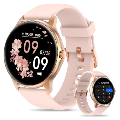 Gydom Smart Watch For Women Answer/Make Call, 1.28" Touch Screen Fitness Tracker With Blood Oxygen/Heart Rate/Sleep Monitor, 100 Sport Modes, Ip68 Waterproof Smartwatch For Android Iphone #TOP16