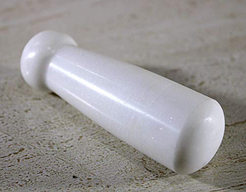 SAMEER SALES Marble Pestle for Mortar Sets Kharal Khalbatta Imam Dasta Ohkli Musal Idi Kallu Khal Musal Spice Grinder Okhli Masher Spice Masher for Home Kitchen (White Only Pastle)