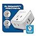 Ceptics Japan, Philippines Power Travel Plug Adapter Set, 20W PD & QC, Safe Dual USB & USB-C 3.1A - 2 USA Socket - Compact - Use in USA, Bahamas, Canada Includes Type A, Type B Swadapt Attachments