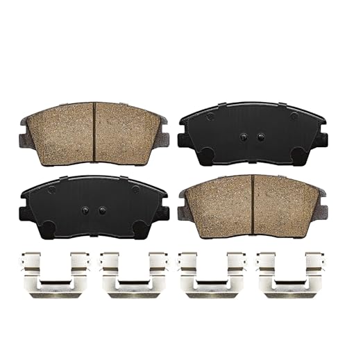 Image of Detroit Axle - Front Brake Kit for 2017-2020 Hyundai Elantra, 2016-2021 Tucson, 2017-2022 Kia Sportage, Disc Brake Rotors Ceramic Brake Pads 2018 2019 Replacement : 12.00'' inch Rotor