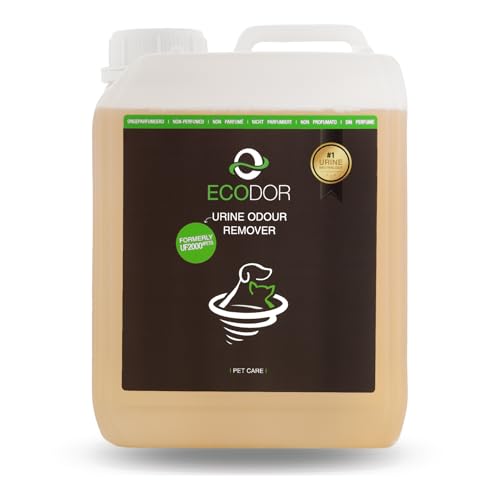 Ecodor UF2000 4Pets Éliminateur d'Odeur d'Urine 2500ml | Recharge | Sans parfum | 100% Biologique | Utilisation Polyvalente | Convient pour les chiens, les...