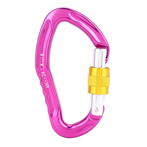 Preisvergleich Produktbild Tbest Karabinerhaken, Karabinerhaken aus Aluminiumlegierung, für Rucksack, Handpack, Korde, Camping, Trekking