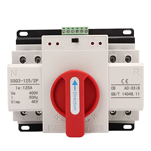 Interrupteur de transfert automatique 125A basculement source 400V - 6