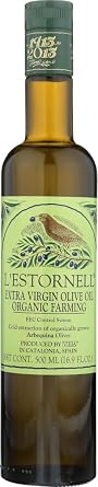 LEstornell Organic Extra Virgin Olive Oil from Spain 16.9 oz