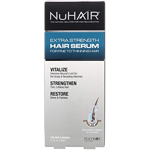 NuHair Thinning Hair Serum for Men and Women 3.1oz bottle