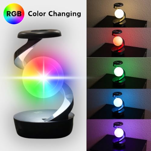 RGB Color-Changing Night Light Lamp with Levitating Floating Design with Wireless Phone Charging, Motion-Sensing Hand Activation, Table Lamp for Bedroom, Kitchen, Living Room, Home Office - Image 5