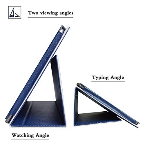 Mama Mouth For Rca Galileo Pro 11 Case,Pu Leather Folio 2-Folding Stand Cover For Rca 11 Delta Pro 11.6 Inch/Rca Galileo Pro 11 Rct6513W87Dk 11.5" 2-In-1 Tablet,Dark Blue #TOP4