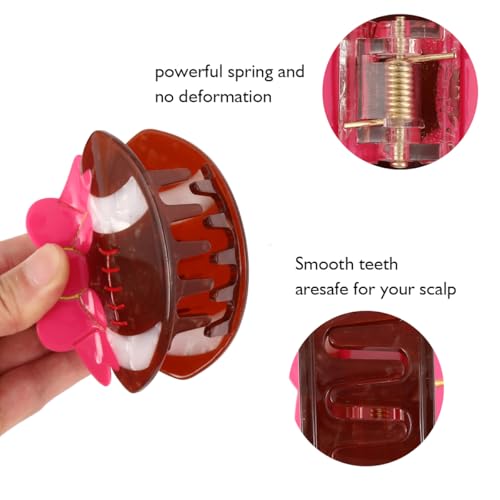 Personalized Acetate Soccer Girl Pink Bow Hair Claw Clip, Rugby Sport Accessory