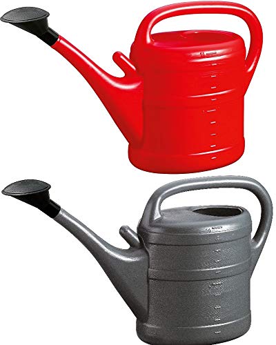 Watering Can, 10L, Large Choice of Colours, Pack of 2