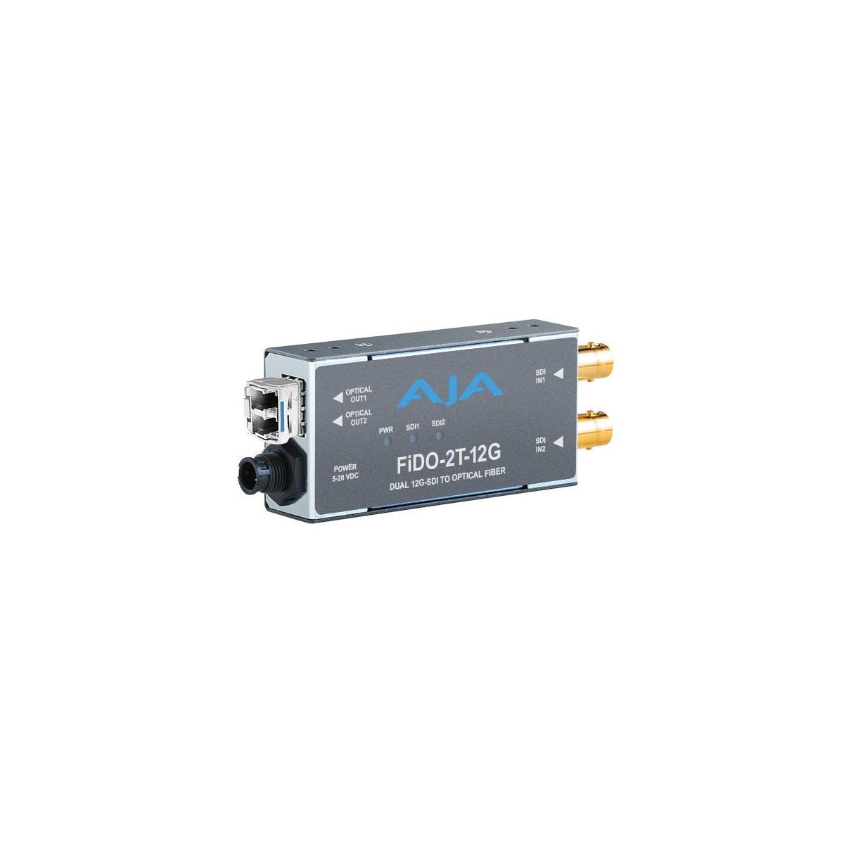 Amazon.com: Aja Transmisor de fibra LC de 2 canales 12G-SDI a un