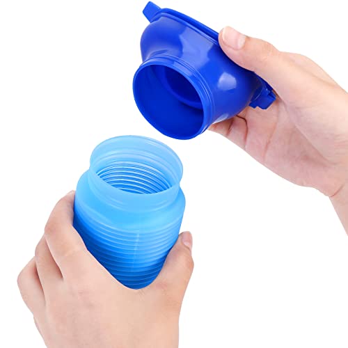 image for DricRoda Set of 2 Portable Travel Urinal, Collapsible Urinals for Men 