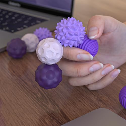 8 Stück Geräuschlose Magnetische Stress Bälle Teenager, Frauen & Männer - Magnetische Kugeln für Sofortige Entspannung & Konzentration in Büro und Zuhause