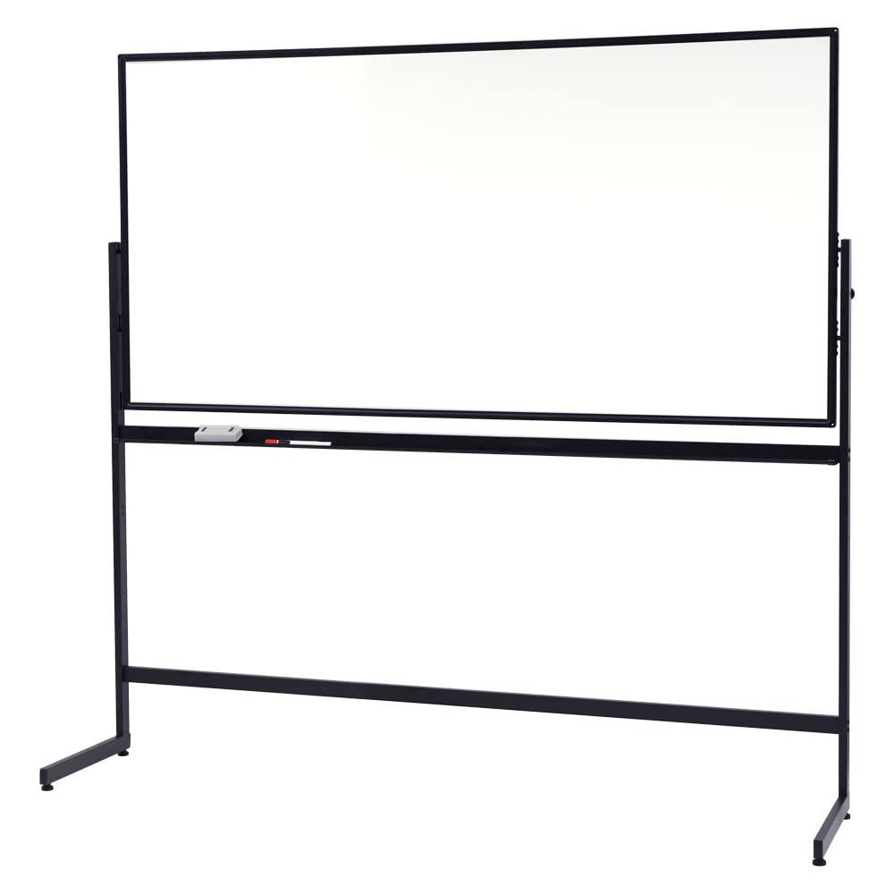 壁にぴったり。L字脚ホワイトボード 片面 W1800×H905mm