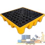 ✔【Design antiscivolo e staccabile】Piattaforma anti-perdita modulare: è possibile combinare più piattaforme anti-perdita di fusti di petrolio per soddisfare diverse esigenze di utilizzo, il design staccabile per un lavaggio e un'asciugatura migliori mantiene il vassoio più pulito.