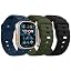 Black + Army Green + Deep Navy Blue