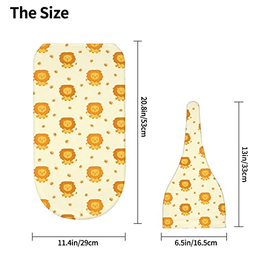 Cute Cartoon Lions Baby Stuff Newborn Swaddle And Hat Set Stretchy Soft Kings Baby Receiving Blanket Gifts For Infant Baby Boy Girl #TOP2