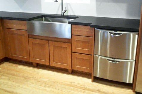 36 Inch Stainless Steel Single Bowl Curved Front Farmhouse Apron Kitchen Sink 16 Gauge