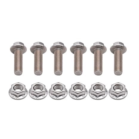 APNA AUTOMOTIVE Flange Bolts, Exhaust Manifold Bolt M10X1.5-35mm 12 piece-image-30