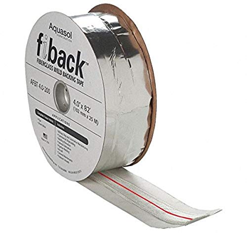 Aquasol AFBT-4.0-200 Fitback Weld Backing Tape 200 AMP, 4