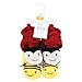 Hudson Baby Unisex Baby Cozy Fleece Booties, Ladybug Bee, 2 Toddler