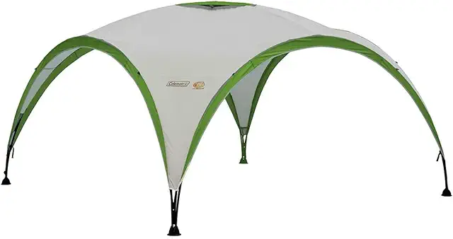 Cenador Coleman para Eventos, Camping y Jardín, 4.5x4.5 m, Gris-Verde