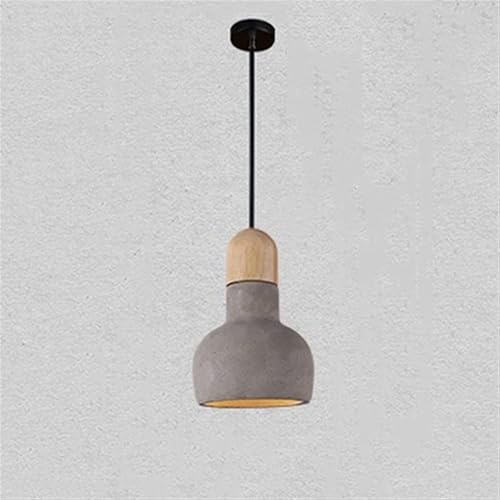 Luminaire de plafond en ciment pour l'ambiance d'une chambre à coucher