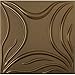 Ekena Millwork 19 5/8"W x 19 5/8"H Savannah EnduraWall Decorative 3D Wall Panel, Champagne Bronze (Covers 2.67 Sq. Ft.
