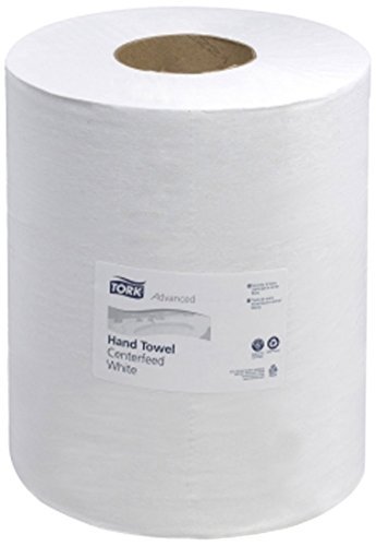 Tork121201 Advanced 2-Ply Centerfeed Extra-Wide Hand Towels, White by Tork
