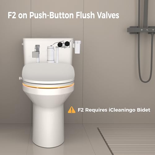 Chasse d'eau sans contact F2 iCleaningo contre les germes