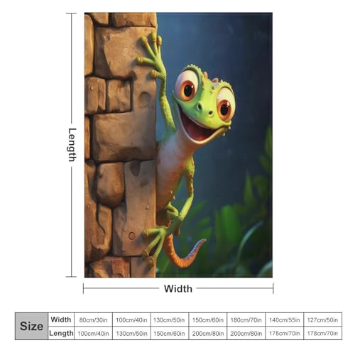 Couverture de balcon et camping caméléon en flannel douce - 6