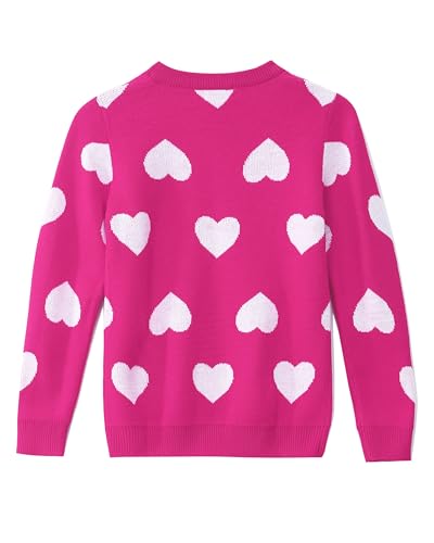 Image of Kids Crewneck Pullover Sweater Cute Pattern Long Sleeve Sweatshirt Holiday Costumes for 5-14 Years Child