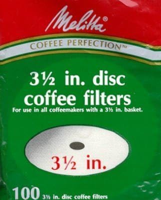 Melitta 628354 Filtros de café de disco - Cantidad 24 por Melitta