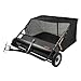 VEVOR Tow Behind Lawn Sweeper, 44 in Pull Behind Lawn Sweeper, 25 cu. ft Large Capacity Leaf & Grass Collector, Heavy Duty Garden Sweeper with Adjustable Sweeping Height for Yard, Lawn, Farm