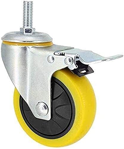Chariot de traction à roulette en polyuréthane avec frein - 2