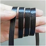 uyeoco Tejido De Ratán Sintético 500g Mimbre Sintético Material De PE Gradiente De Café Plástico Plano Ratán para Reparación De Punto Silla Mesa Hogar Caja De Almacenamiento Muebles